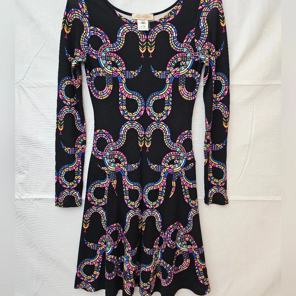 Mara Hoffmann Dress NWOT geo Neon snake